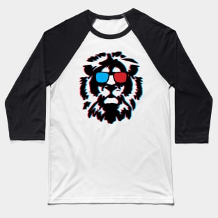 3D Lion Baseball T-Shirt